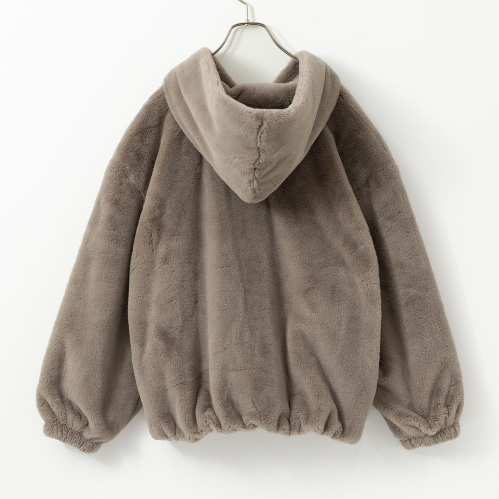 NAVY フェイクファーパーカー レディース商品画像-10