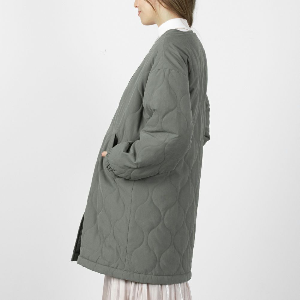 NAVY miliCo ミリコ 2wayキルトコート レディース