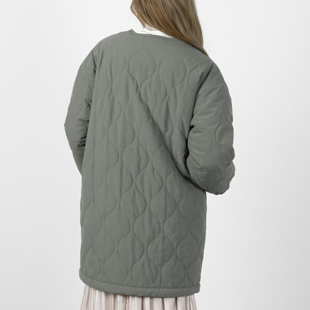 NAVY miliCo ミリコ 2wayキルトコート レディース