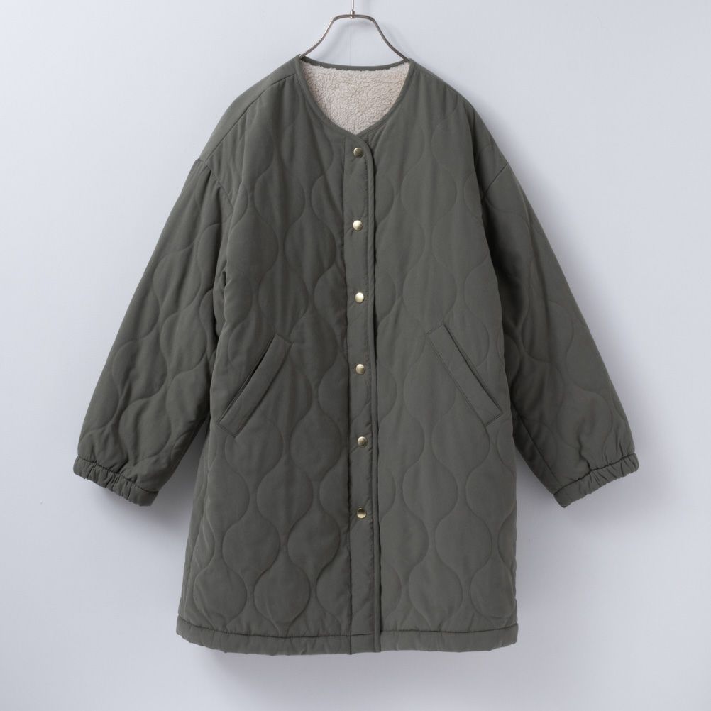 NAVY miliCo ミリコ 2wayキルトコート レディース