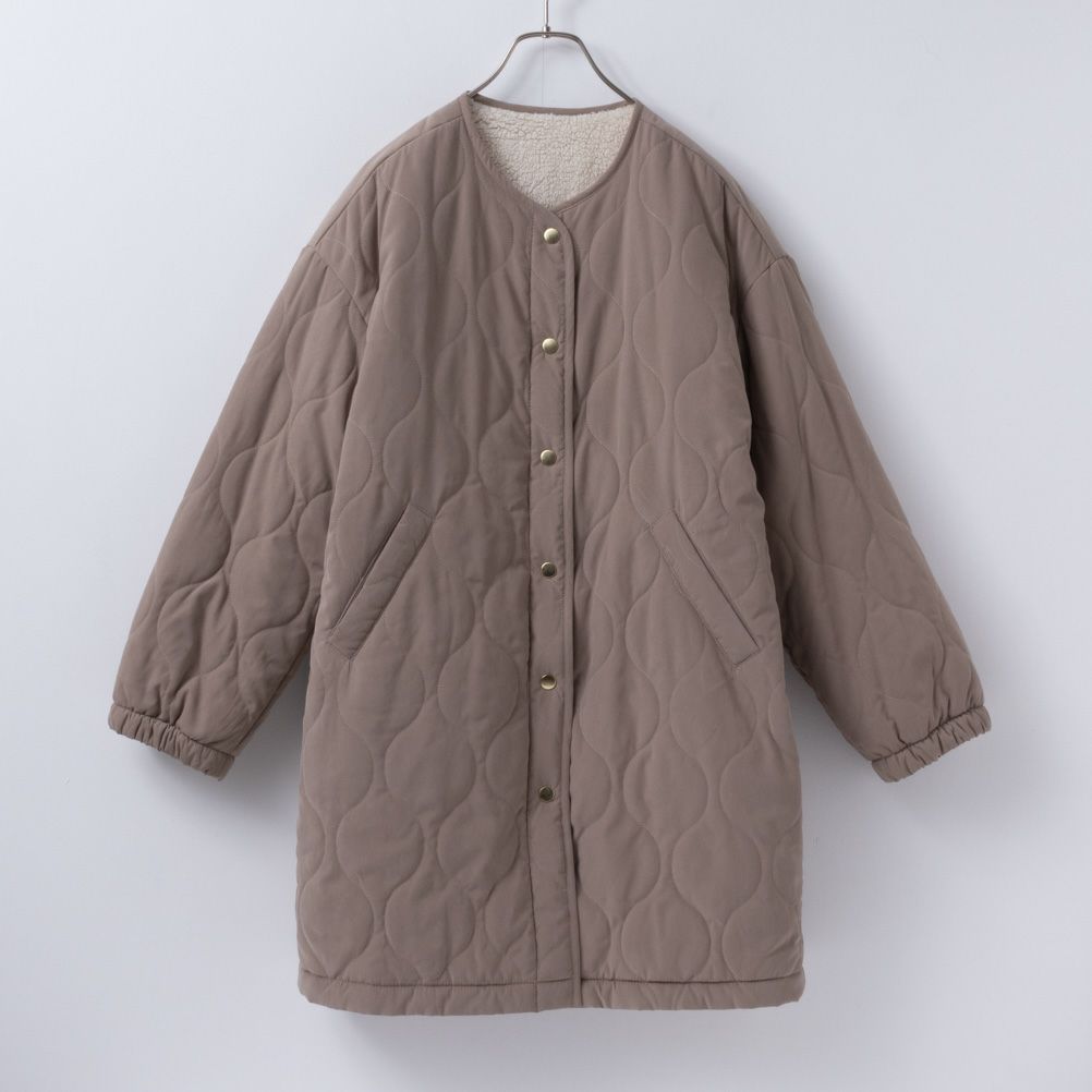 NAVY miliCo ミリコ 2wayキルトコート レディース