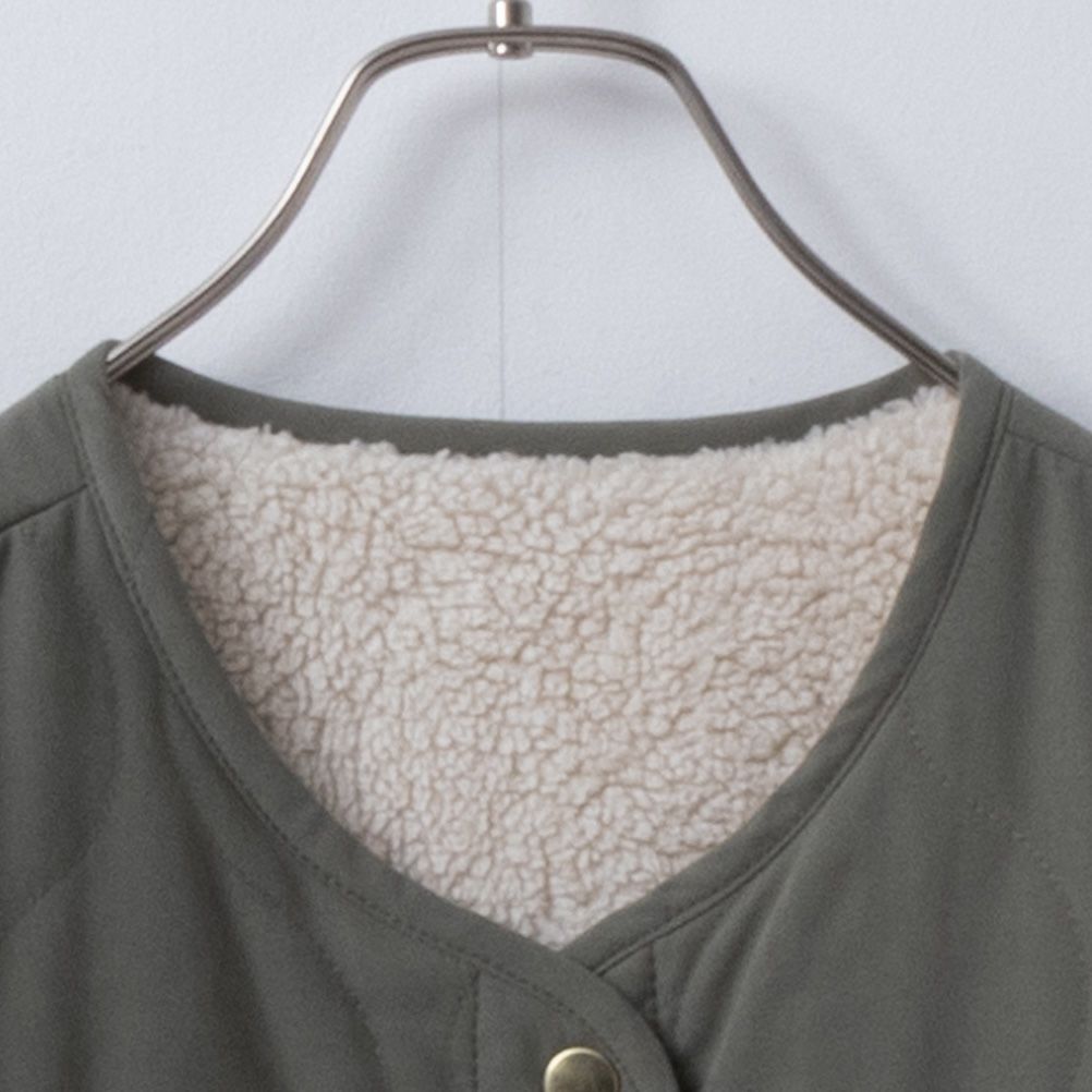 NAVY miliCo ミリコ 2wayキルトコート レディース