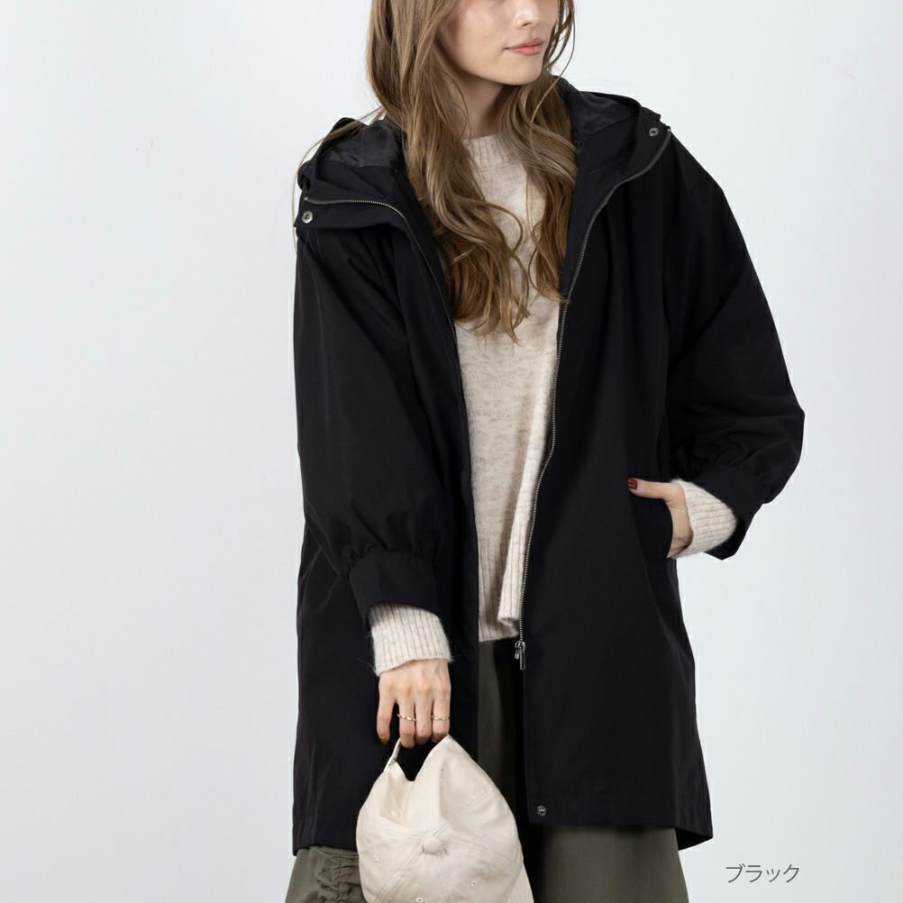 NAVY miliCo ミリコ ミリタリー アウター はっ水Aラインコート レディース商品サムネイル-2