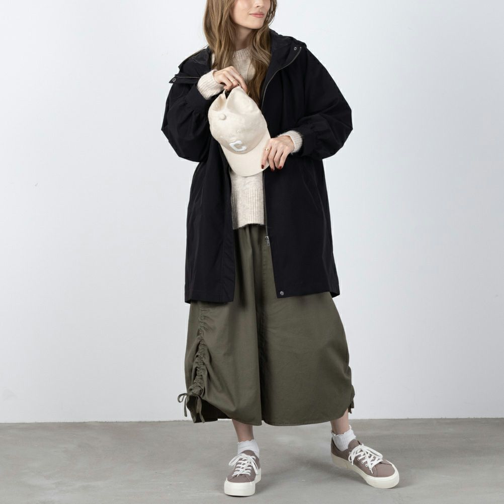 NAVY miliCo ミリコ ミリタリー アウター はっ水Aラインコート レディース商品サムネイル-7