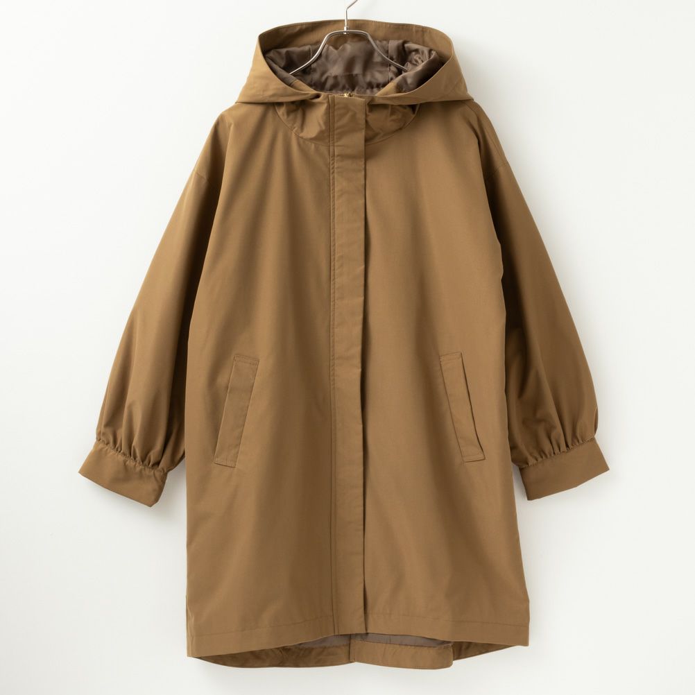 NAVY miliCo ミリコ はっ水Aラインコート レディース