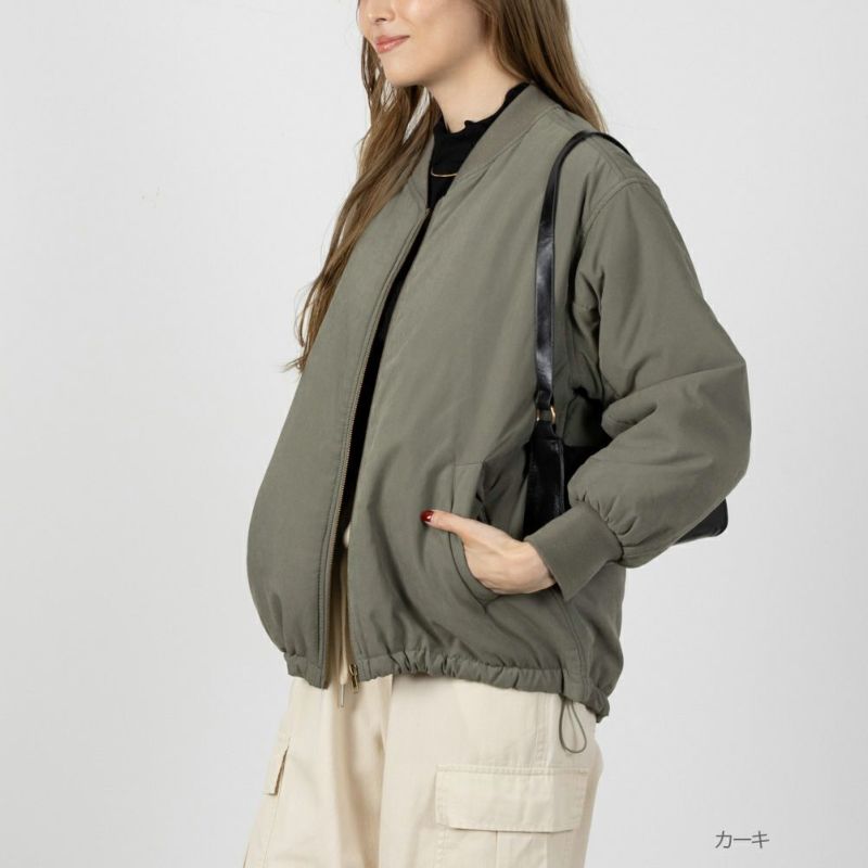 NAVY  miliCo ミリコ MA-1タイプ レディース商品画像-3