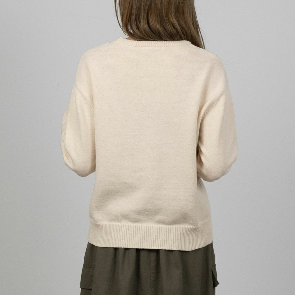 [さらに50%OFF]NAVY もちり もちもち 洗えるニット ケーブル編みプルオーバー レディース商品画像-7