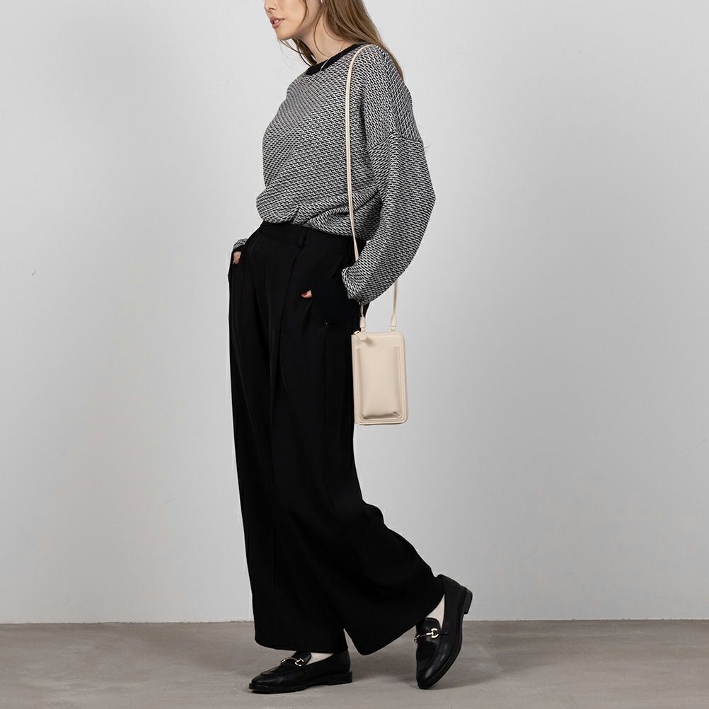 NAVY ミックスプルオーバー レディース