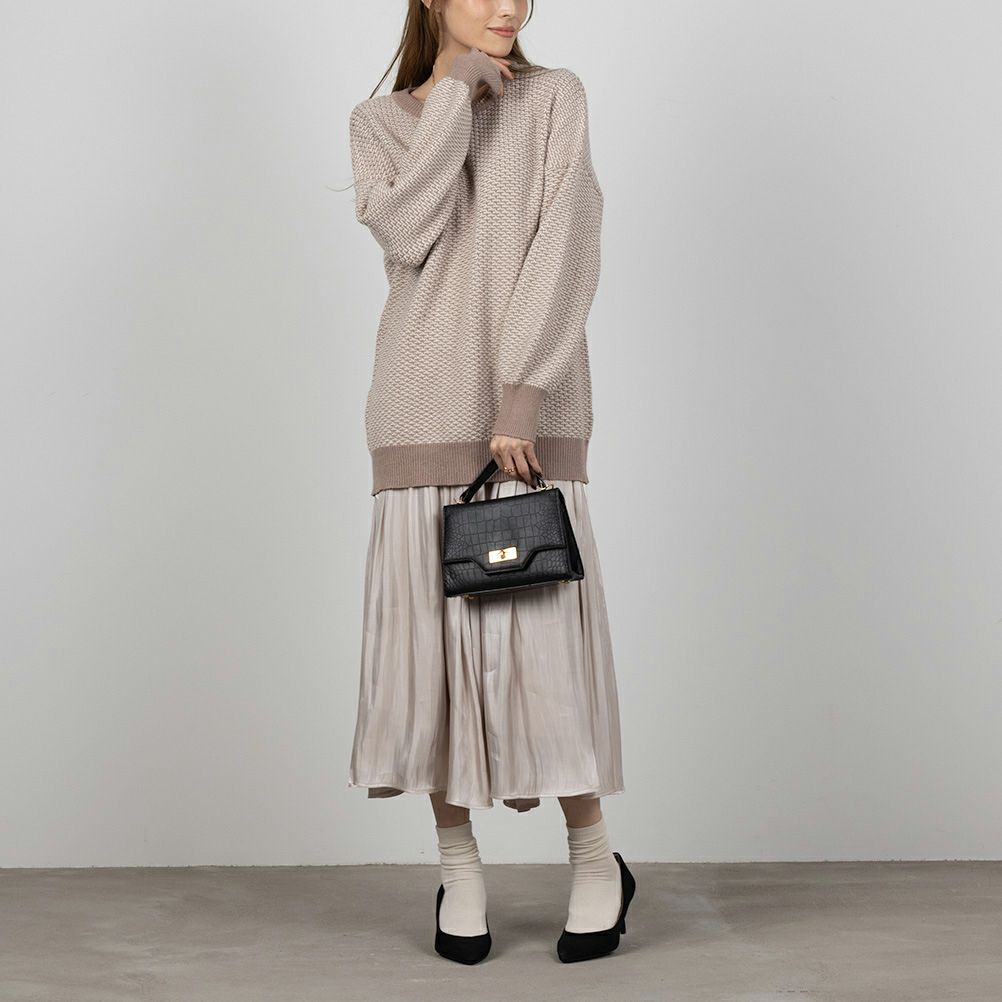 NAVY ミックスプルオーバー レディース