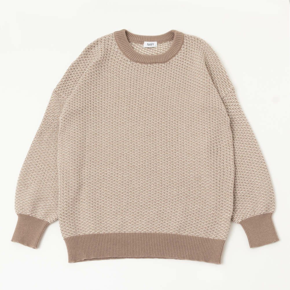 NAVY ミックスプルオーバー レディース