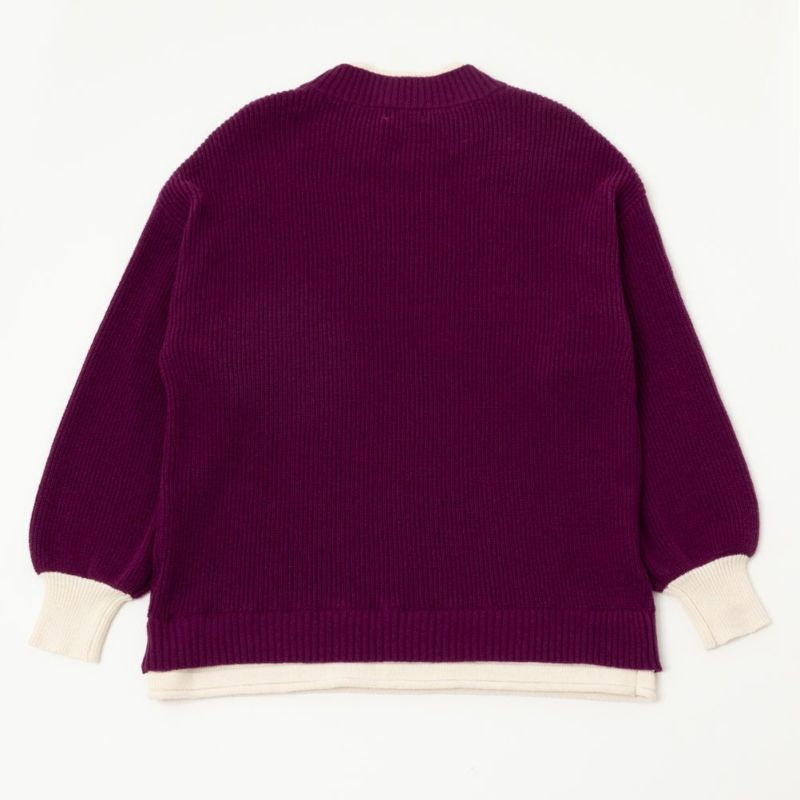 NAVY フェイクレイヤードプルオーバー レディース商品画像-12