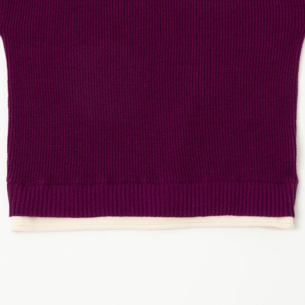 NAVY フェイクレイヤードプルオーバー レディース