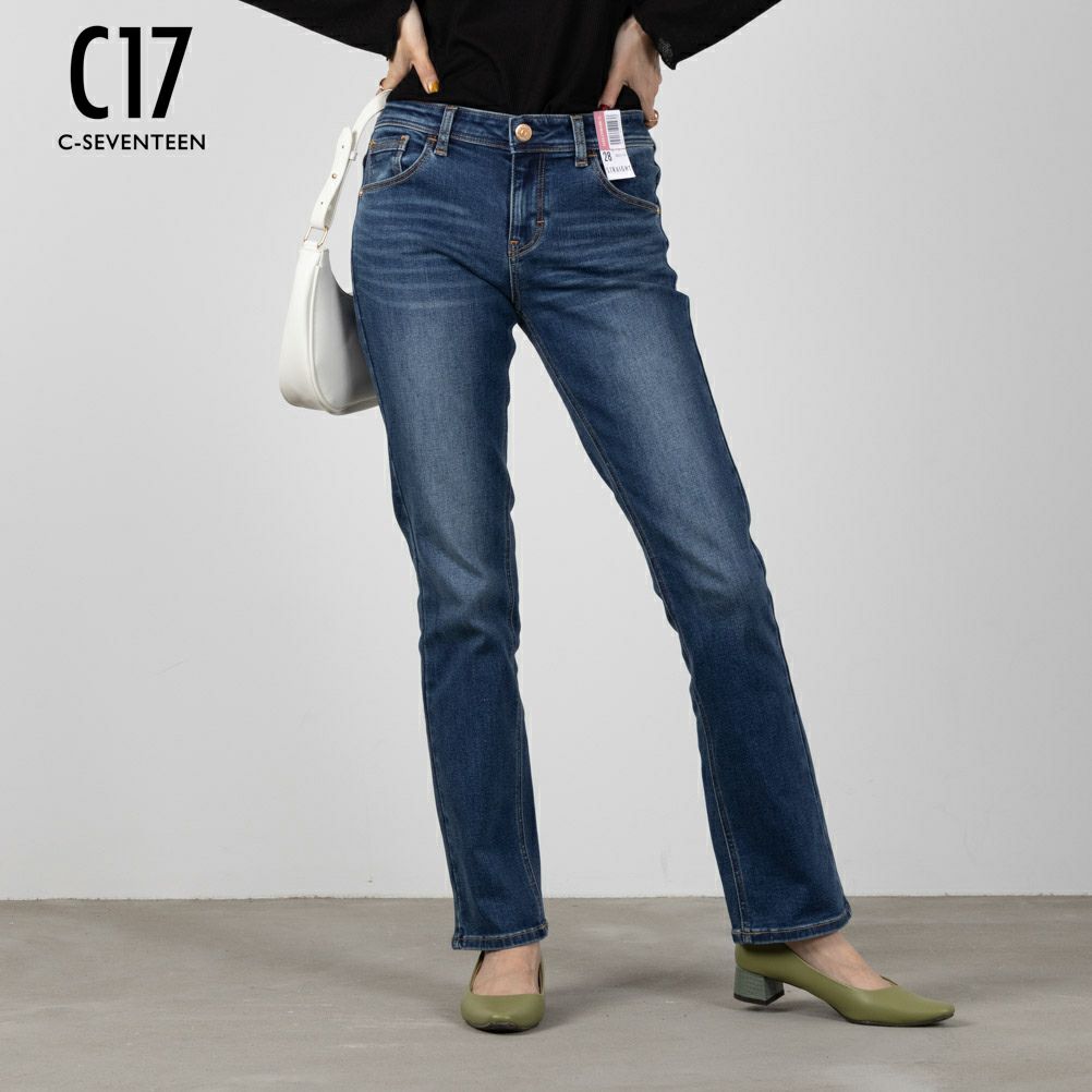 C17  ストレートデニムパンツ レディース商品画像-1