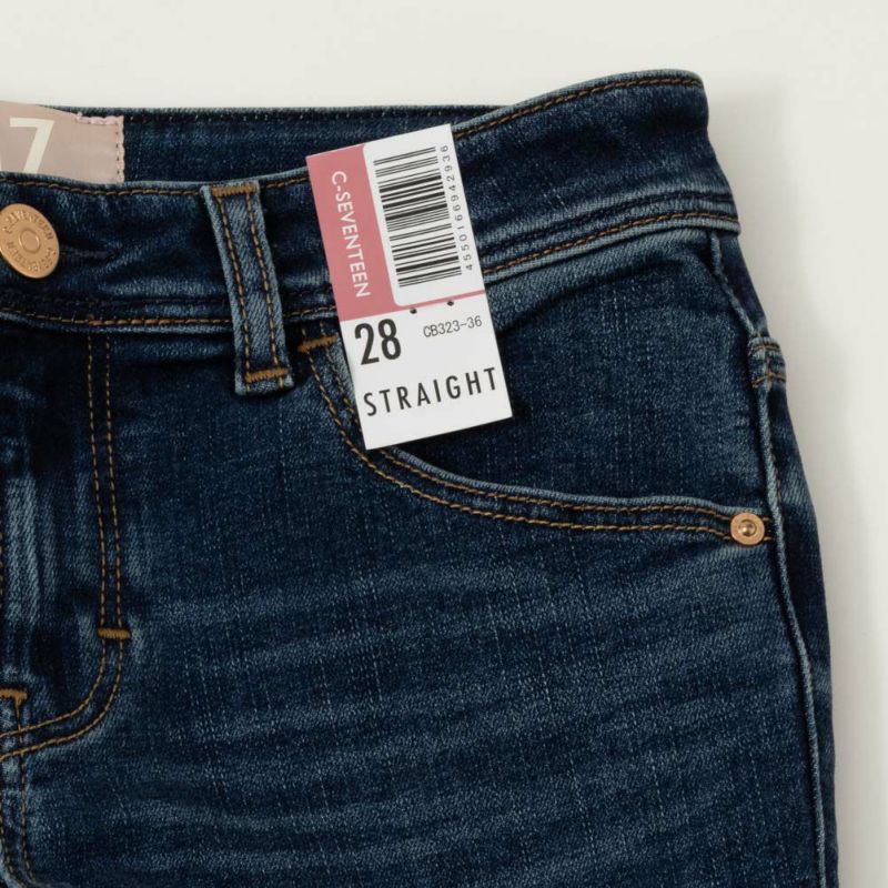 C17  ストレートデニムパンツ レディース商品画像-8