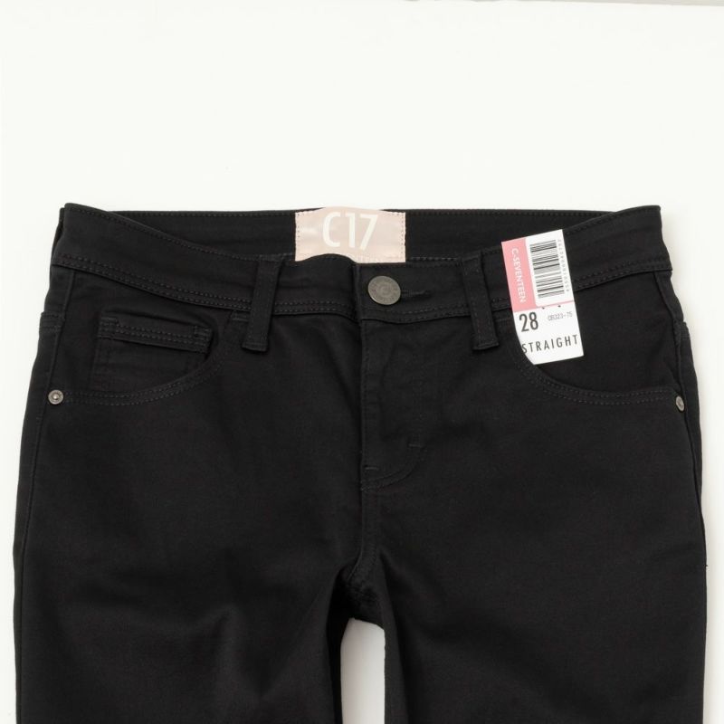 C17  ストレートデニムパンツ レディース商品画像-7