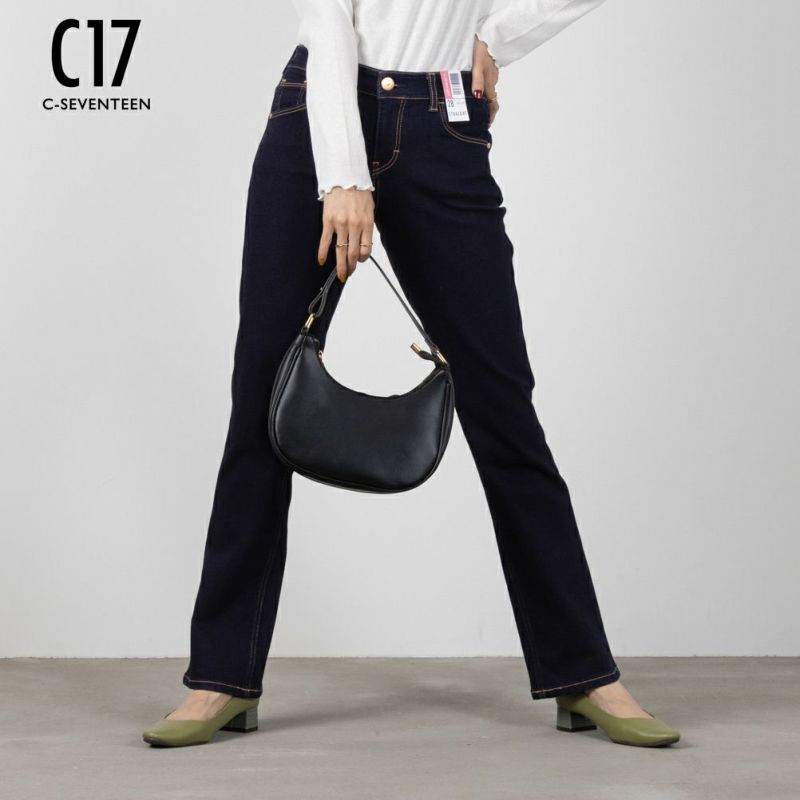 C17  ストレートデニムパンツ レディース商品画像-1