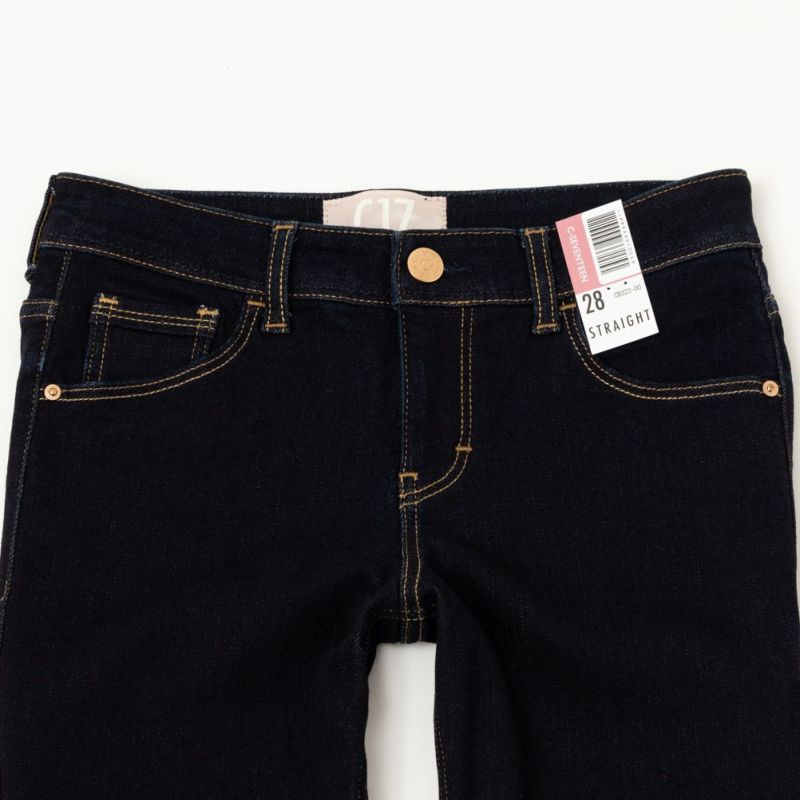 C17  ストレートデニムパンツ レディース商品画像-7