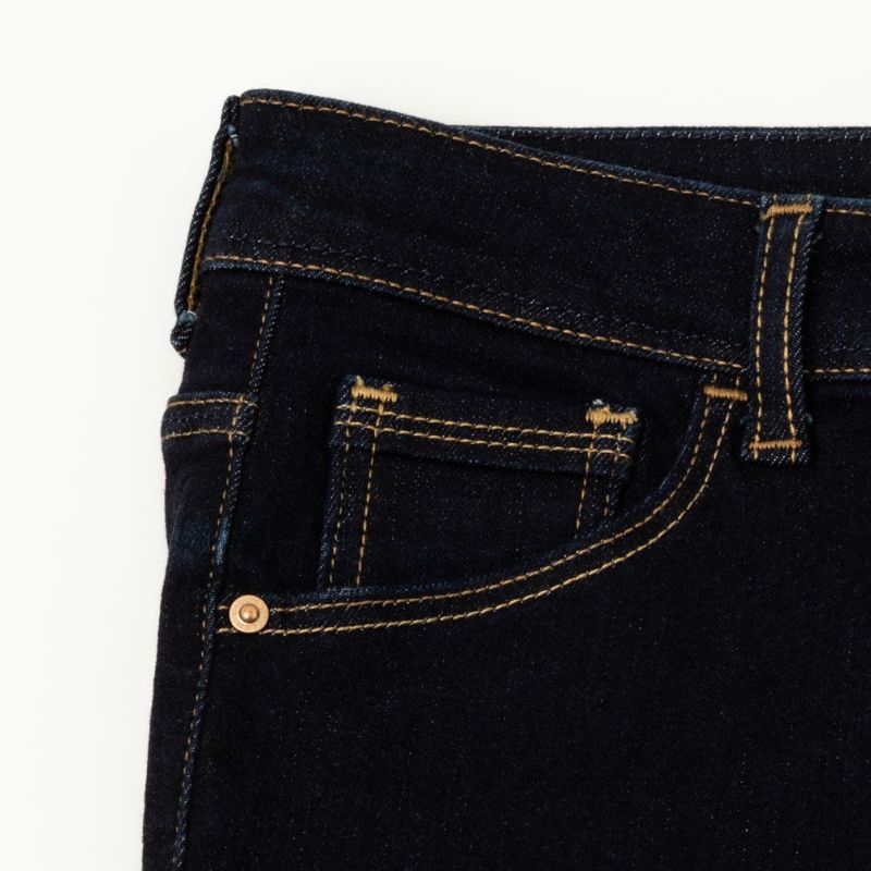 C17  ストレートデニムパンツ レディース商品画像-9