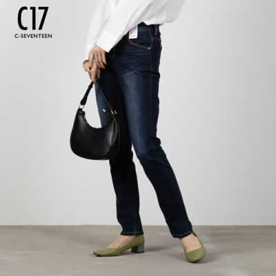 C17 ベーシックスキニーパンツ レディース
