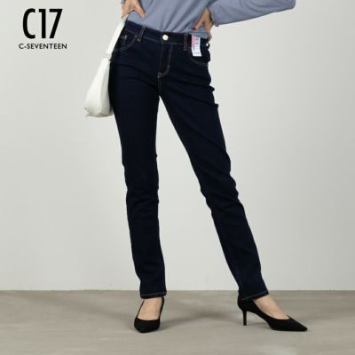 C17 ベーシックスキニーパンツ レディース