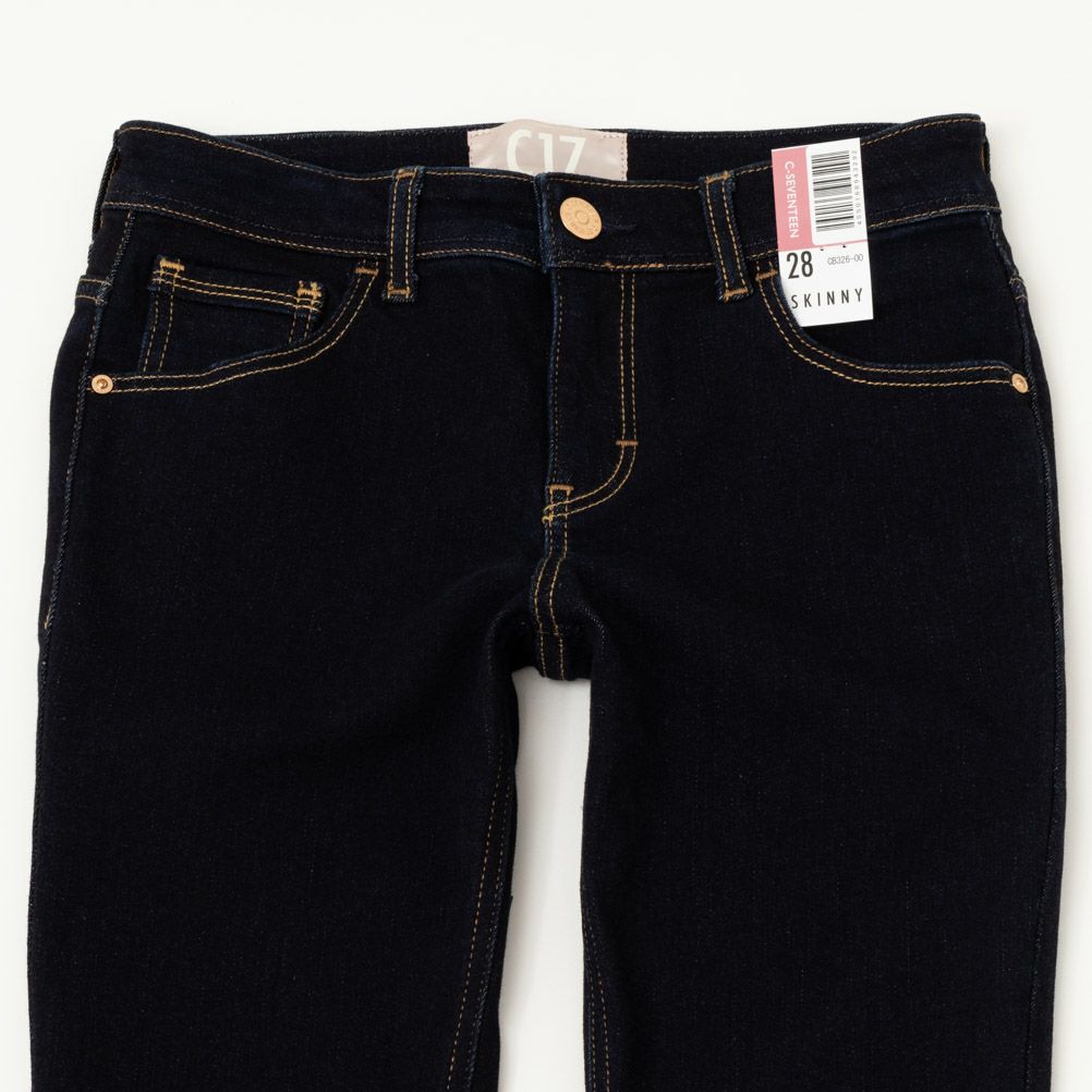 C17 ベーシックスキニーパンツ レディース