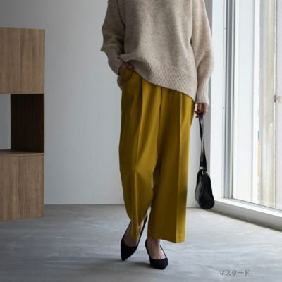NAVY  ウィークストレッチワイドパンツ レディース
