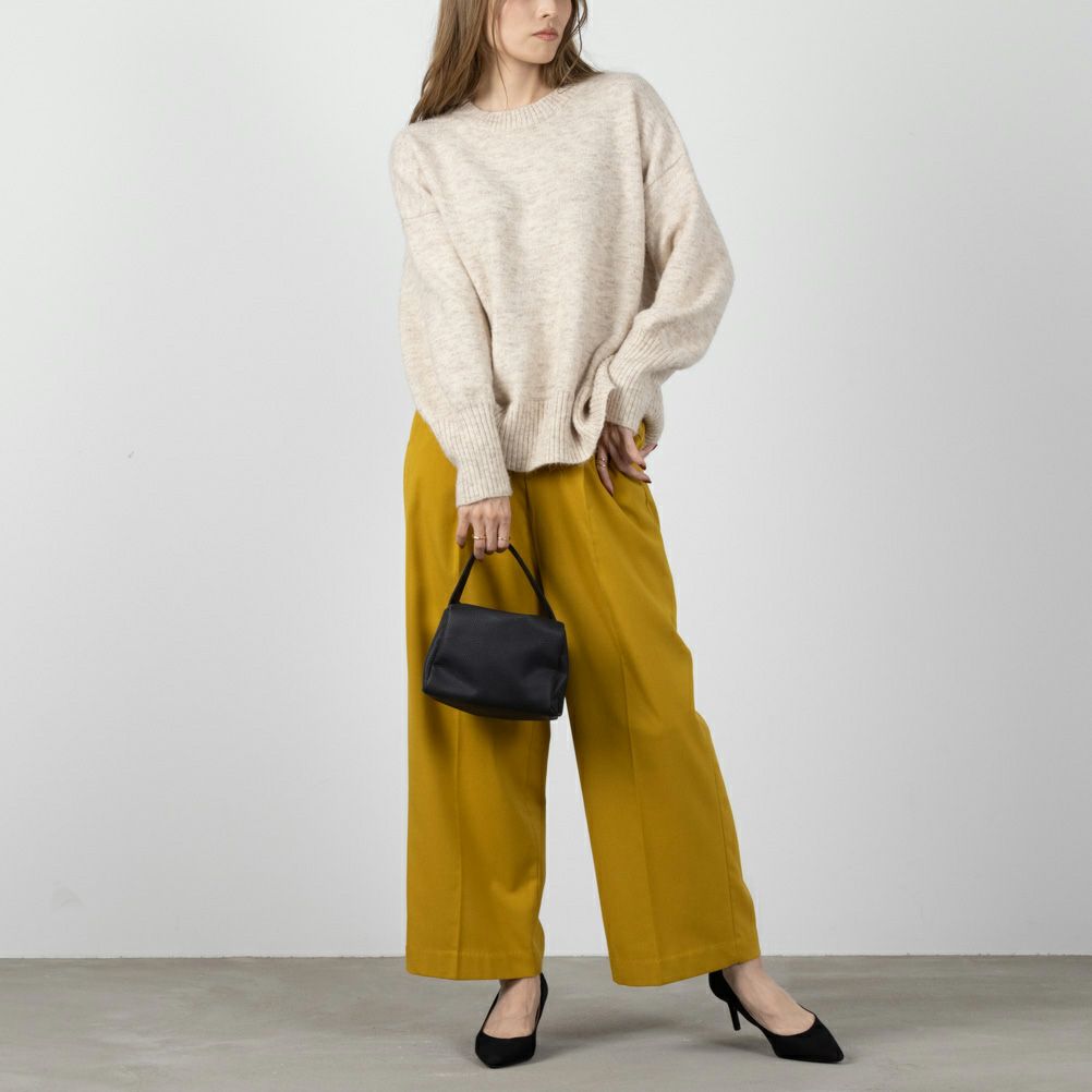 NAVY  ウィークストレッチワイドパンツ レディース商品画像-5