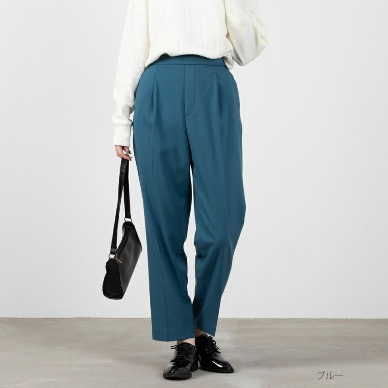 NAVY  ウィークストレッチテーパードパンツ レディース商品画像-3