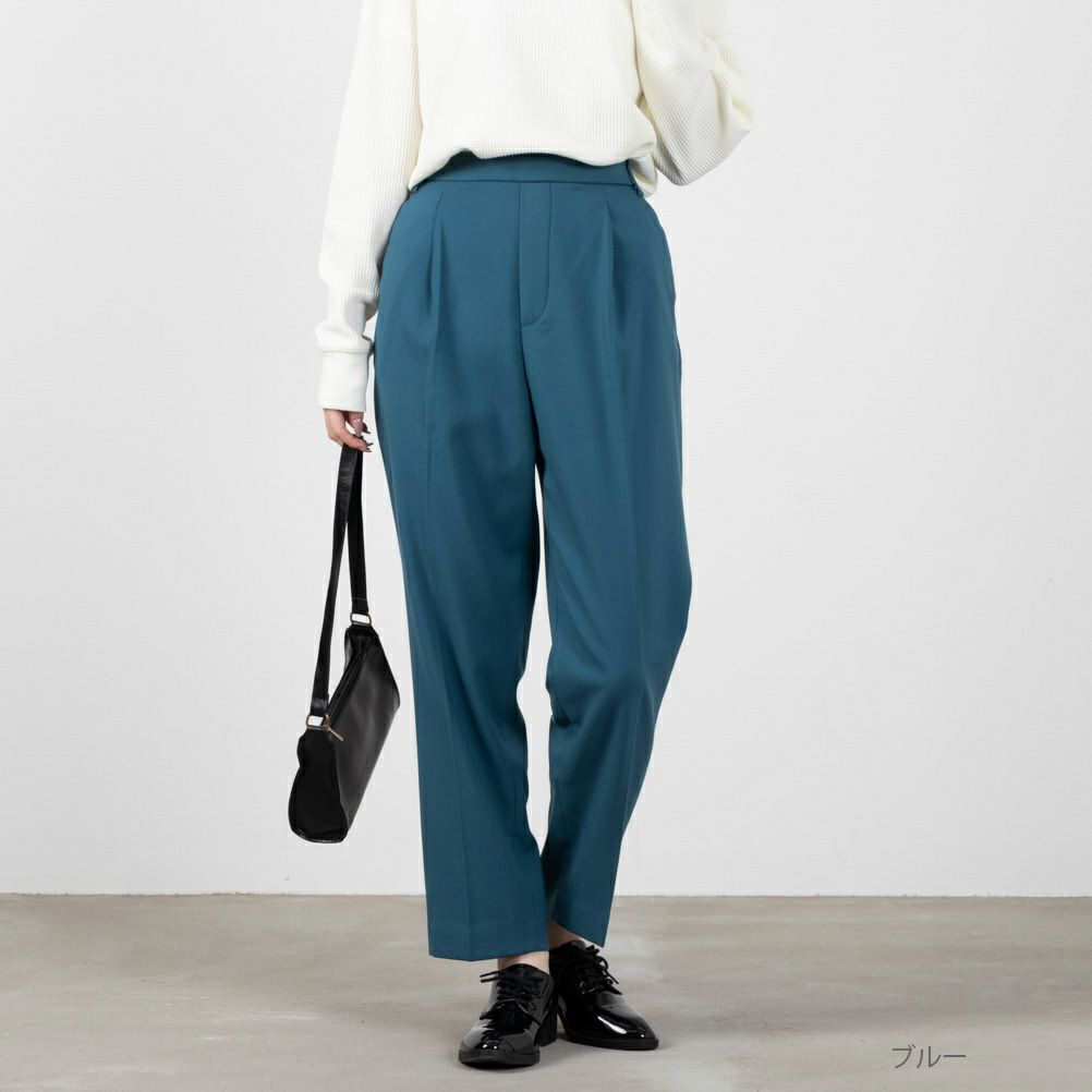 NAVY  ウィークストレッチテーパードパンツ レディース商品画像-3