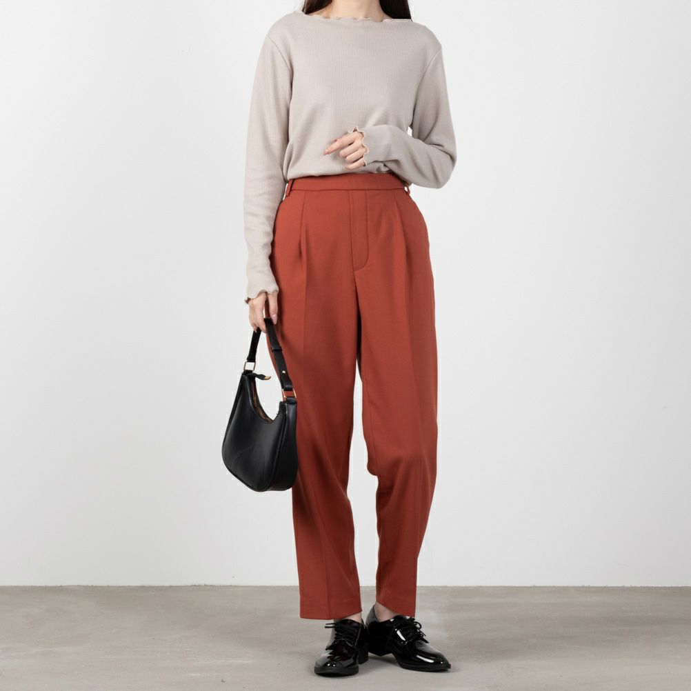 NAVY ウィークストレッチテーパードパンツ レディース