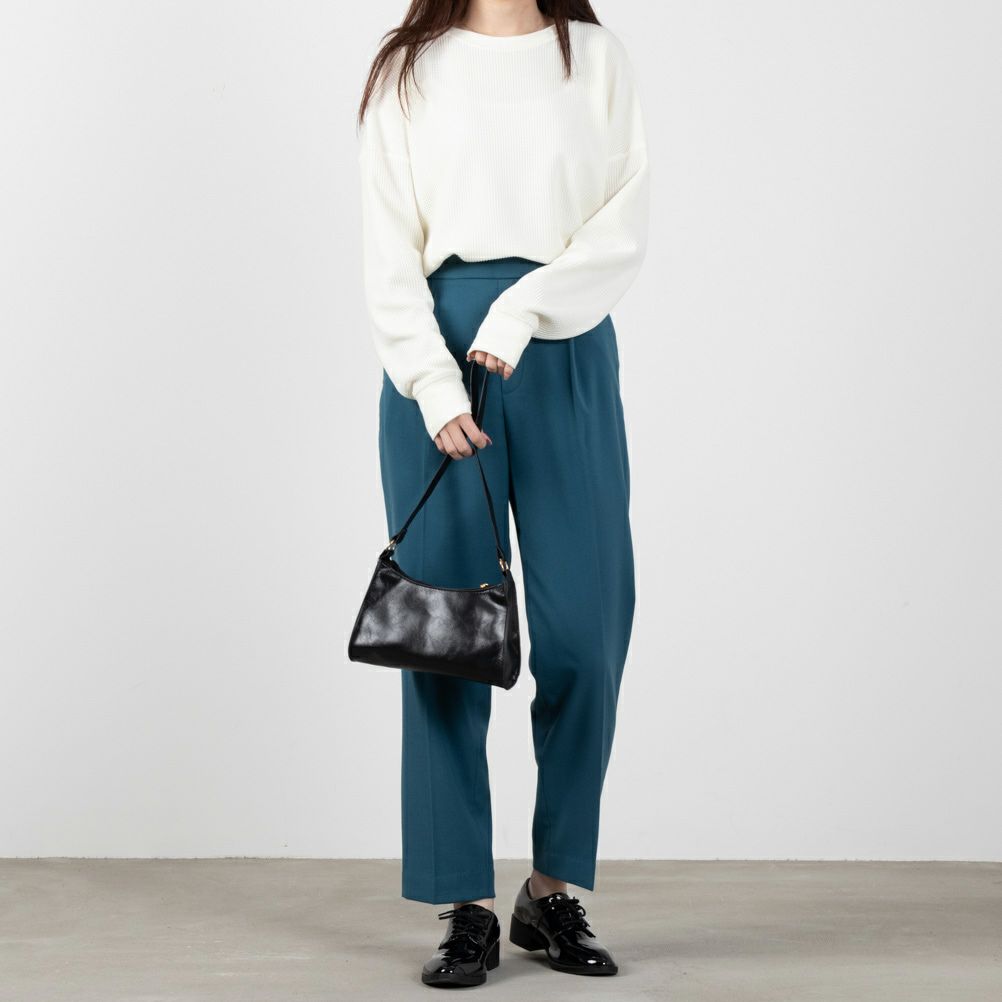 NAVY  ウィークストレッチテーパードパンツ レディース商品画像-9