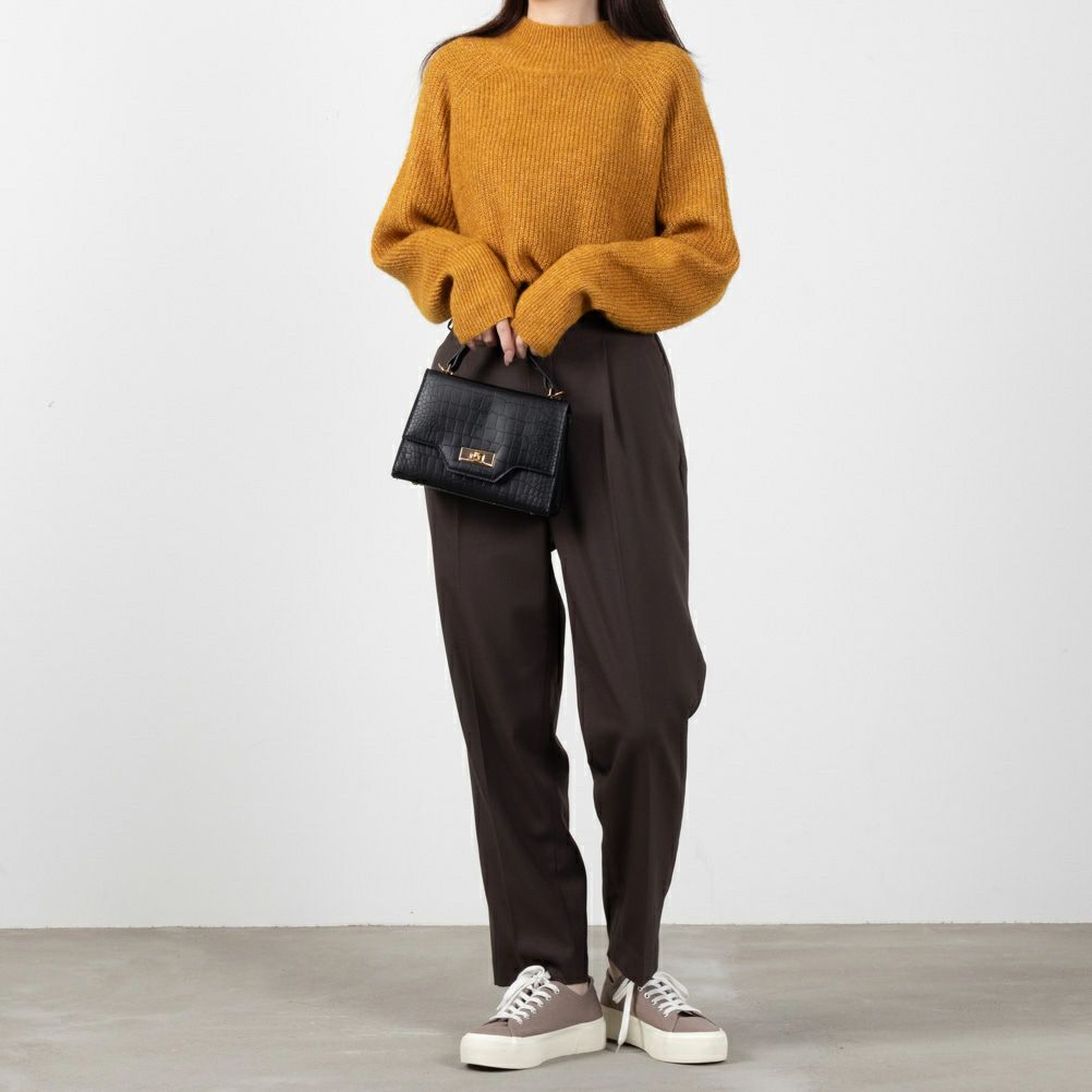 NAVY  ウィークストレッチテーパードパンツ レディース商品画像-10