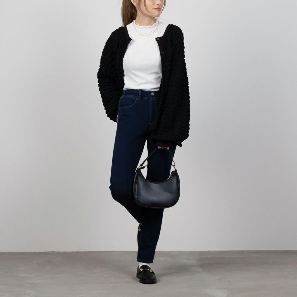 NAVY 温℃ スキニーパンツ レディース