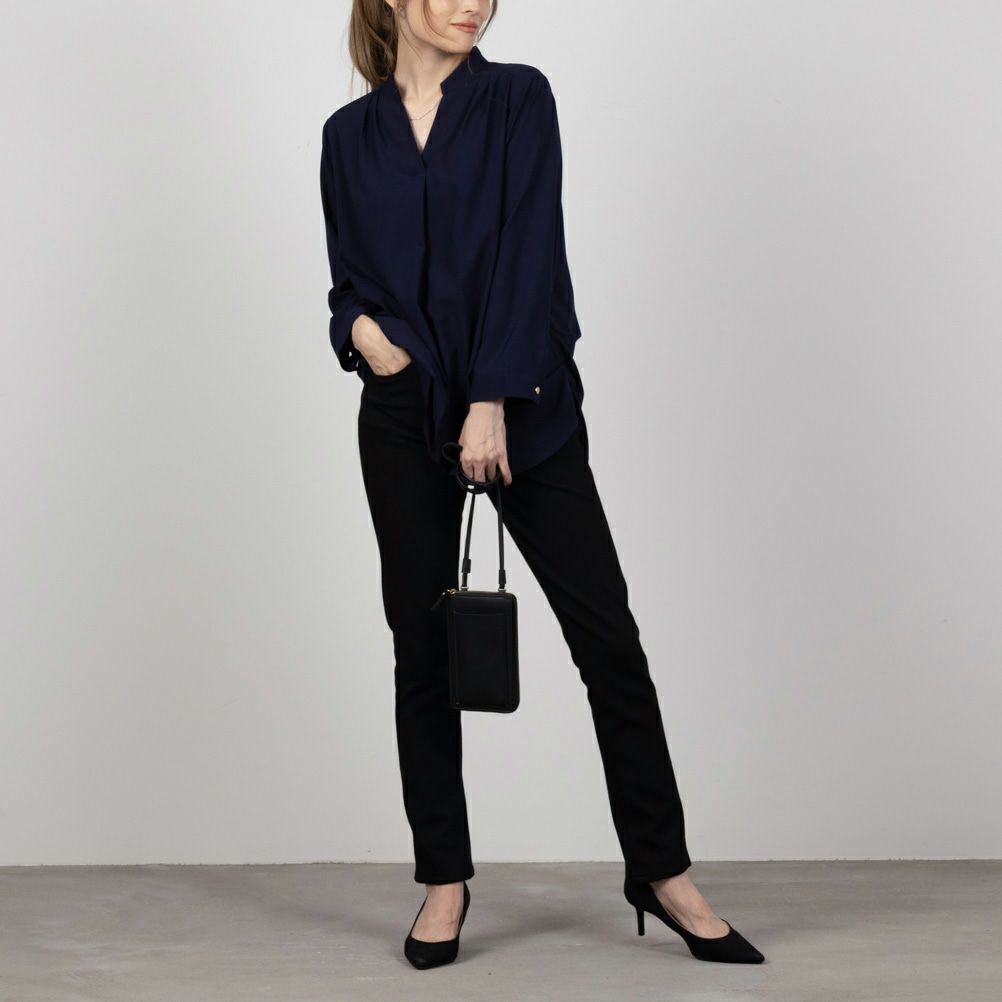 NAVY 温℃ スキニーパンツ レディース