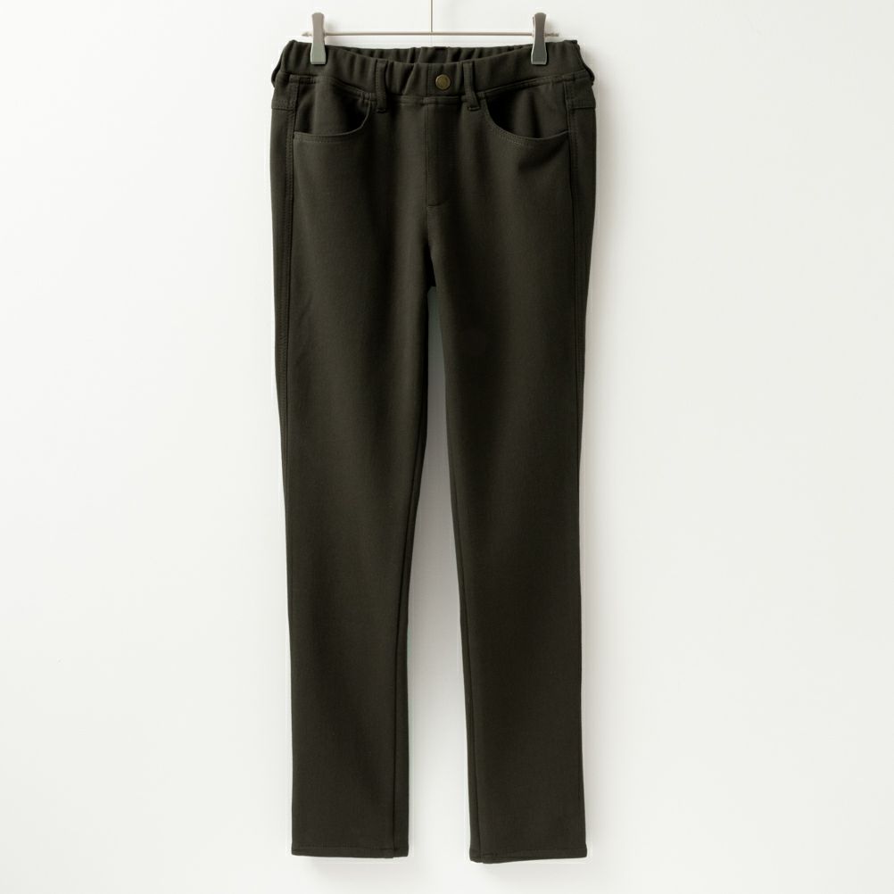 NAVY 温℃ 裏起毛スキニーパンツ 抗ピル加工 静電気抑制加工 着膨れしにくい レディース商品画像-16