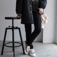 NAVY 温℃ モコモコスキニーパンツ レディース