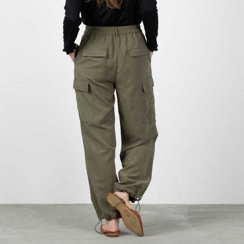 NAVY ミリタリーピーチカーゴパンツ レディース商品画像-5