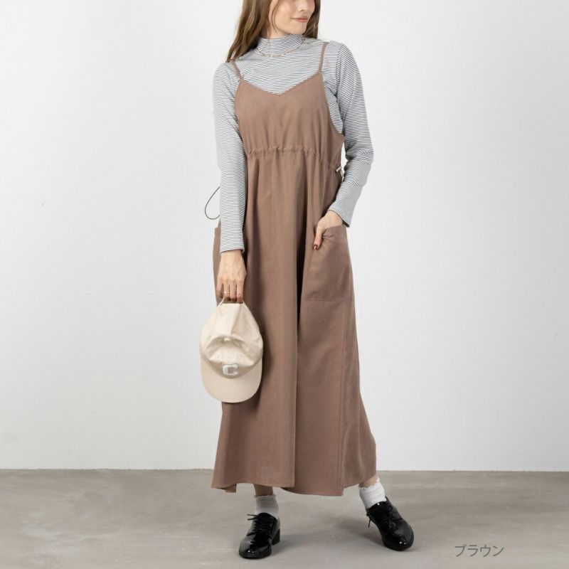 [期間限定価格]NAVY  ユーティリティキャミワンピース レディース商品画像-3