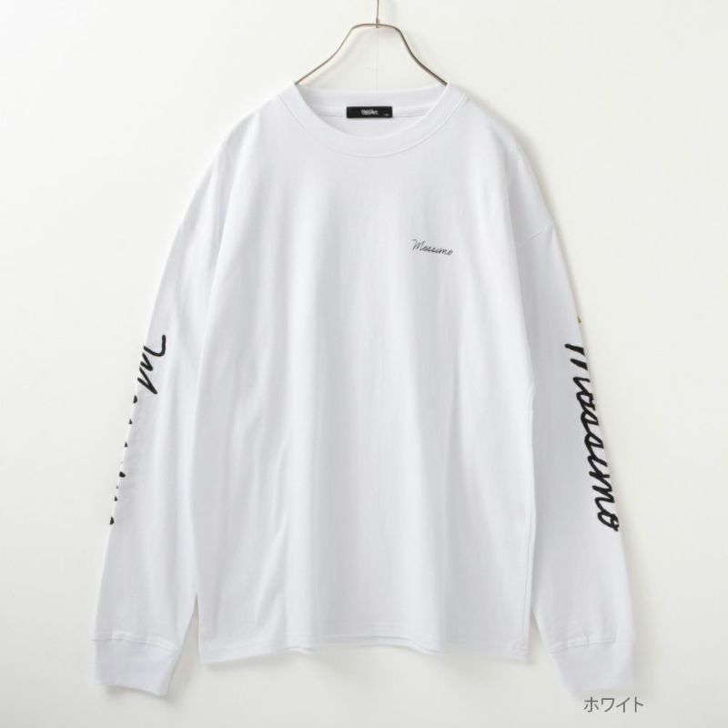 MOSSIMO 袖プリント長袖Tシャツ メンズ