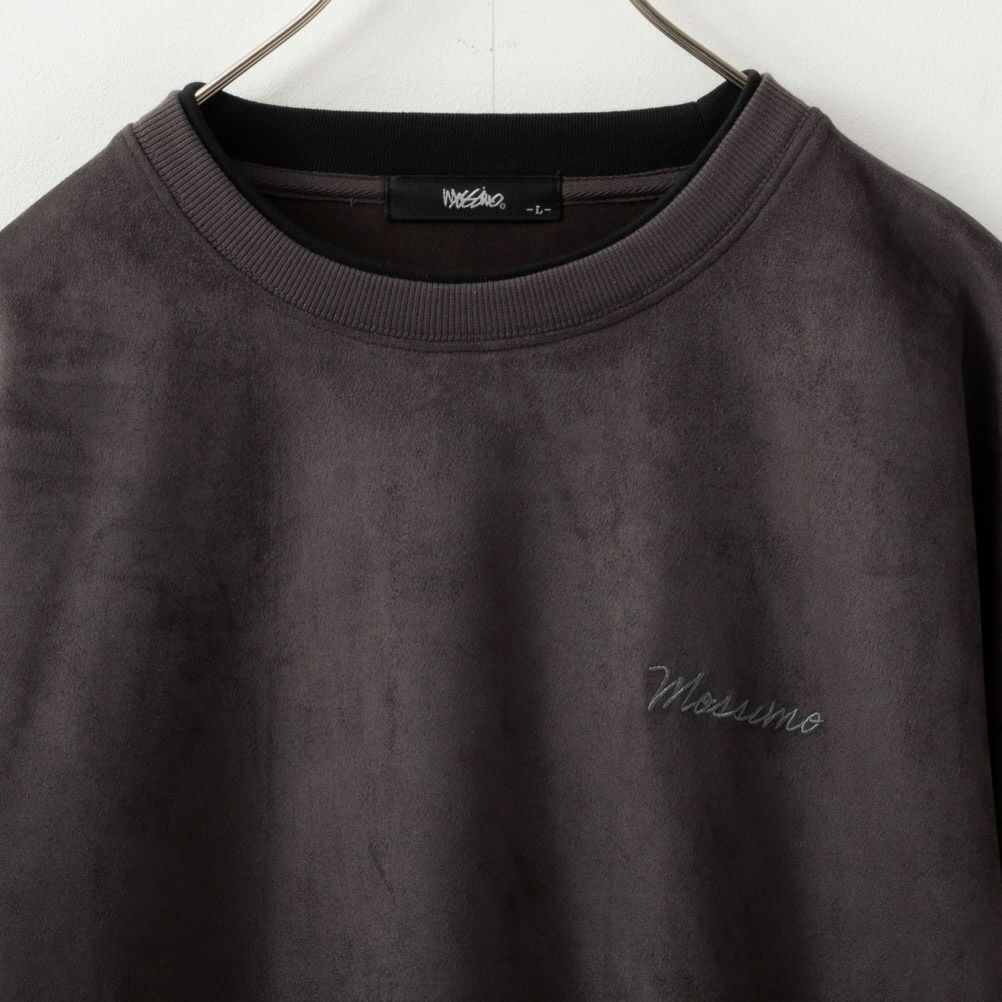 MOSSIMO フェイクスエードプルオーバー メンズ