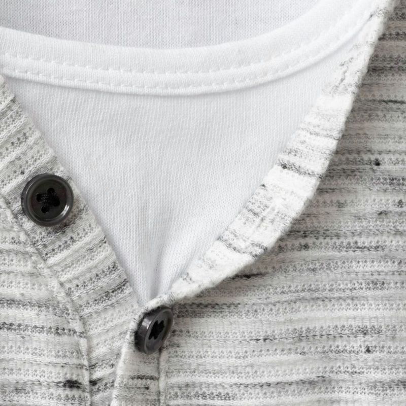 [期間限定価格]MOSSIMO  Yヘンリーネック長袖Tシャツ メンズ商品画像-7