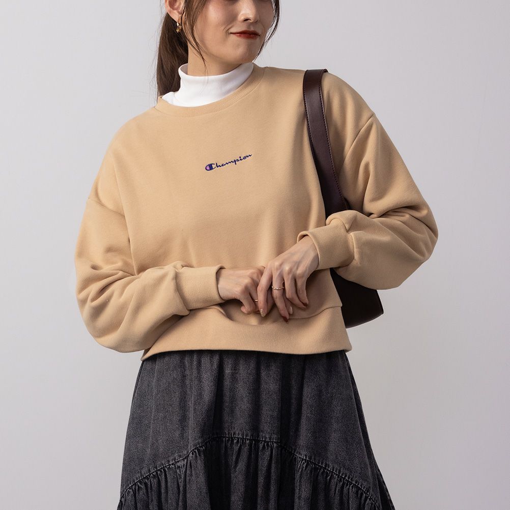 Champion  クルーネックスウェットシャツ レディース商品画像-2