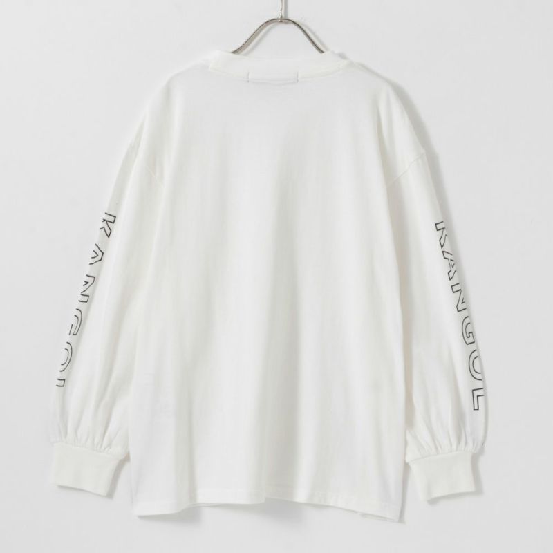 KANGOL ポンチ素材 ベスト長袖Tシャツレイヤードアンサンブル キッズ商品画像-9