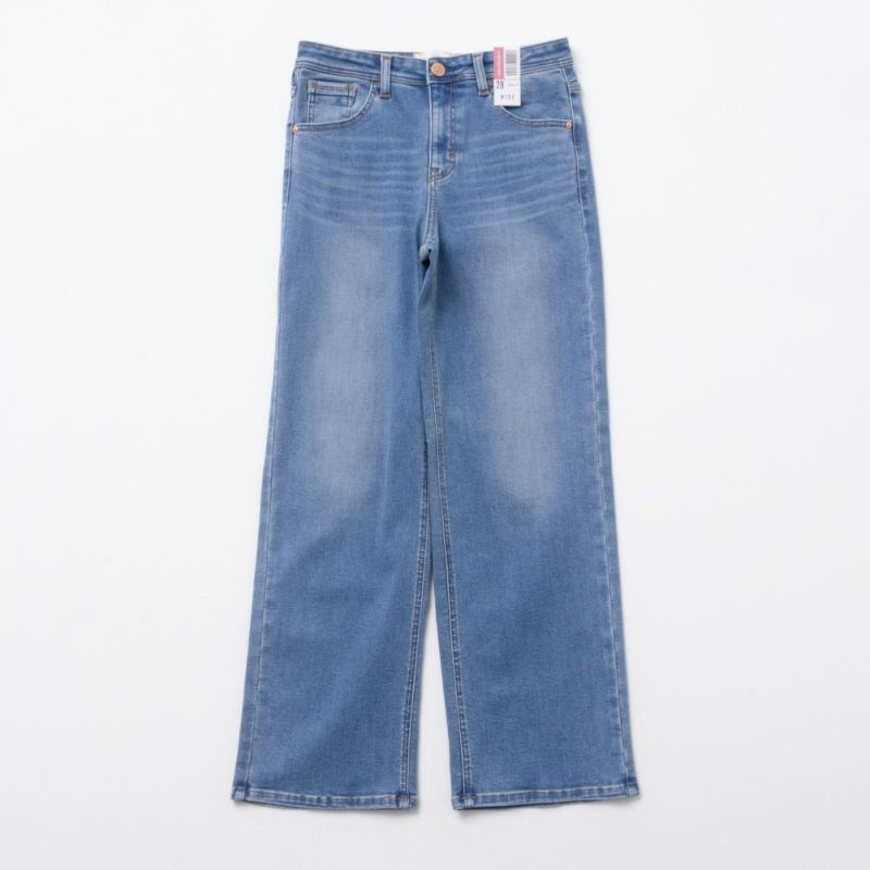 C17  ベーシックワイドパンツ レディース商品画像-5