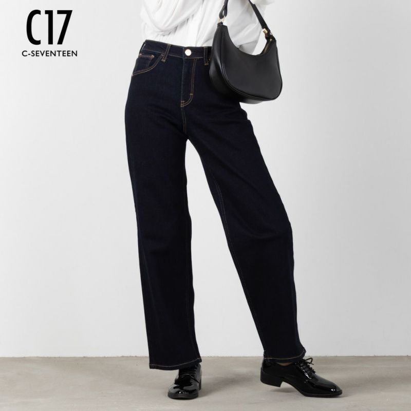 C17  ベーシックワイドパンツ レディース商品画像-1