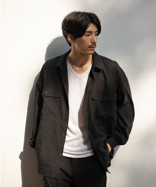 MOSSIMO バルーンスリーブシャツアンサンブル メンズ