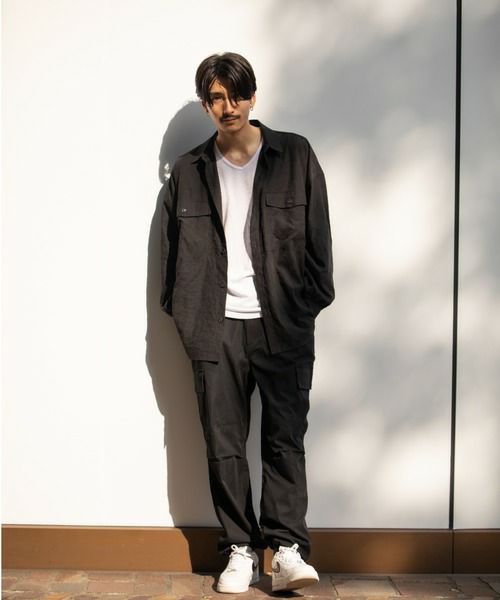 MOSSIMO バルーンスリーブシャツアンサンブル メンズ商品画像-7