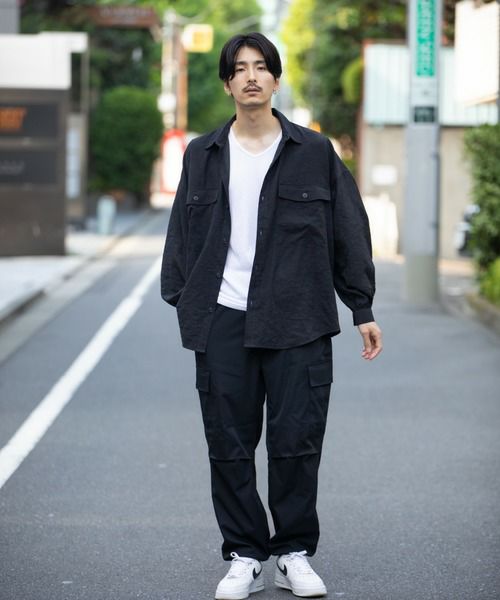 MOSSIMO バルーンスリーブシャツアンサンブル メンズ商品画像-9