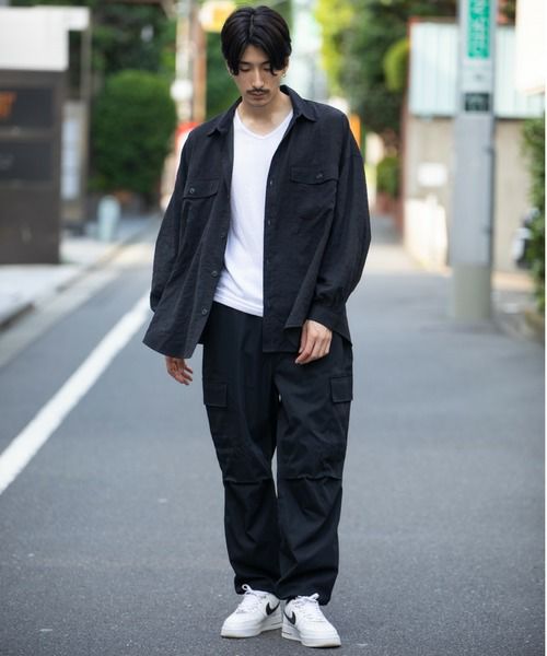 MOSSIMO バルーンスリーブシャツアンサンブル メンズ