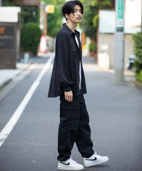 MOSSIMO バルーンスリーブシャツアンサンブル メンズ
